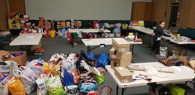 Shoe box appeal gifts before wrapping 2
