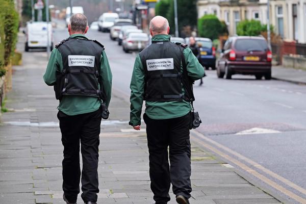 Two EE Officers on Coatsworth Road