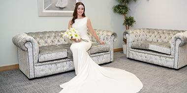 Wedding guest waiting area