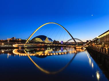 Gateshead Millennium Bridge tile