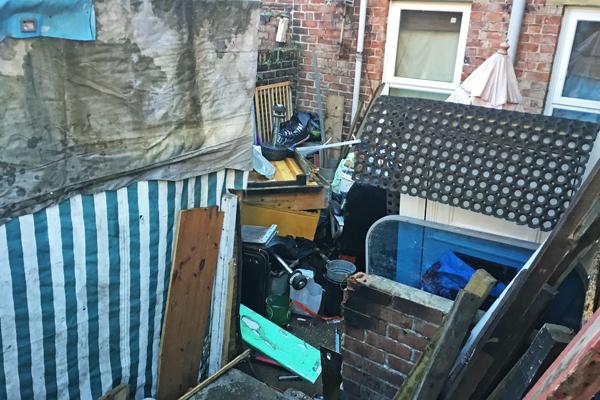 Pic of Mr Gray's backyard area