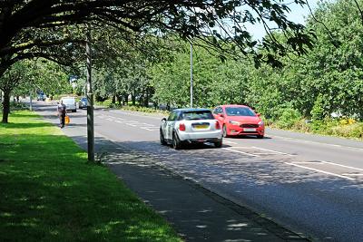 Ryton Main road through Ryton, summer