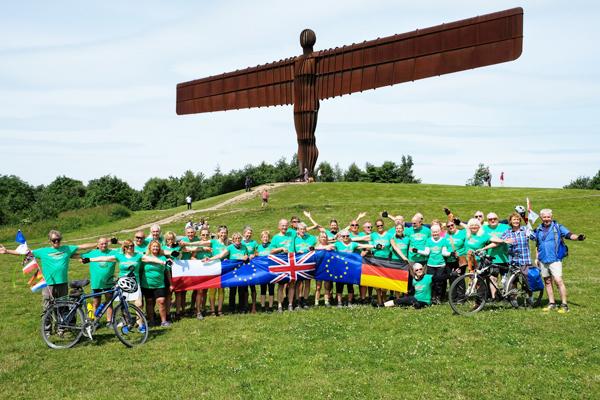 Group of German cyclist at the AOTN