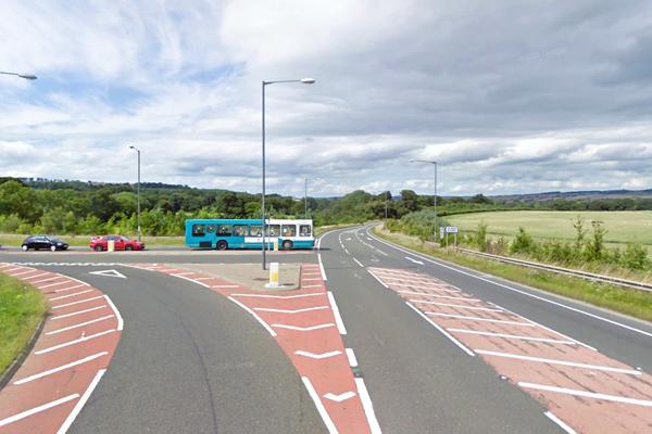 Google image of existing junction
