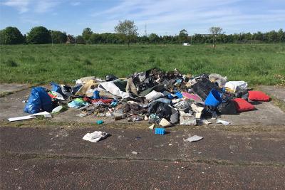 Beacon Lough fly tip Lee Lamb fly tip, Beacon Lough