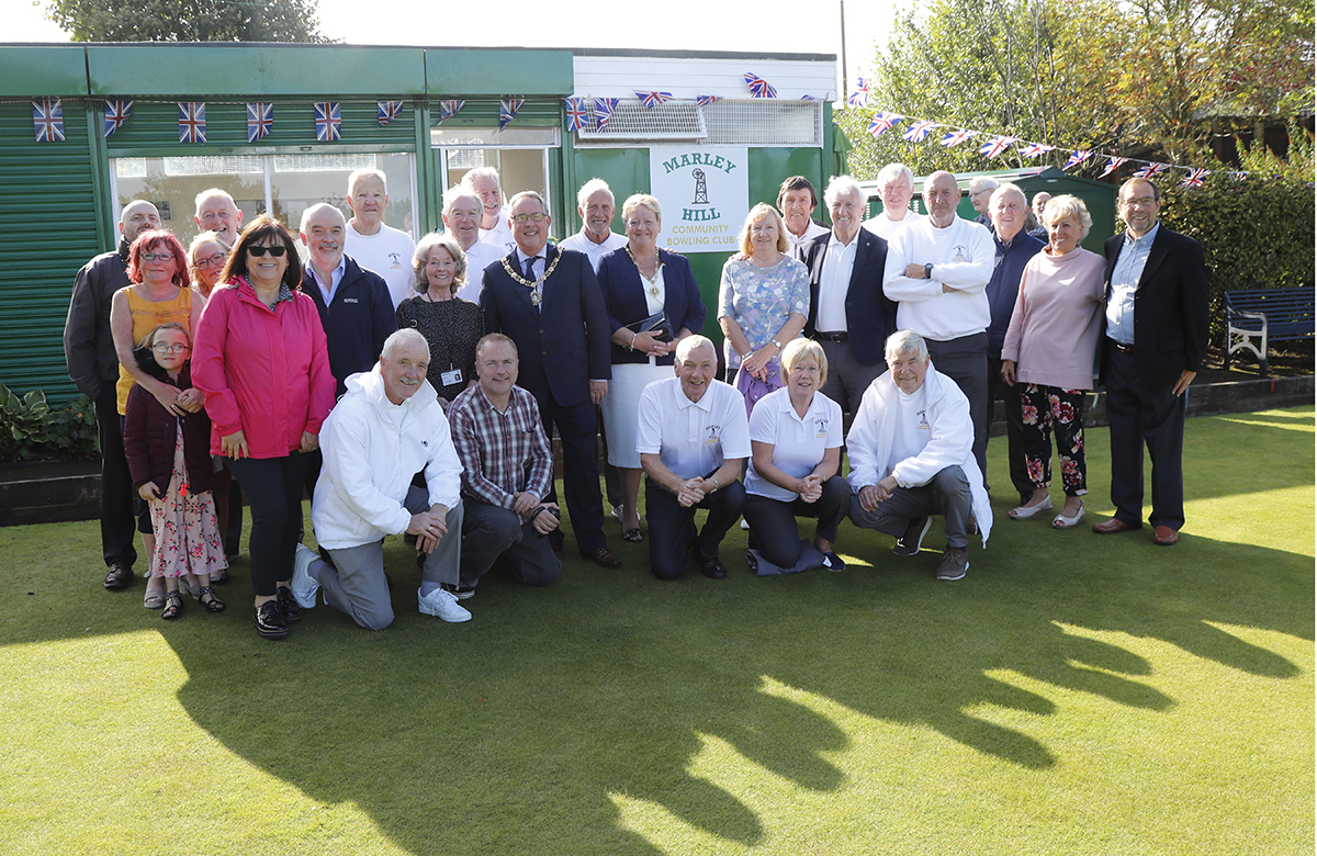 The Mayor and Mayoress with club members and guests