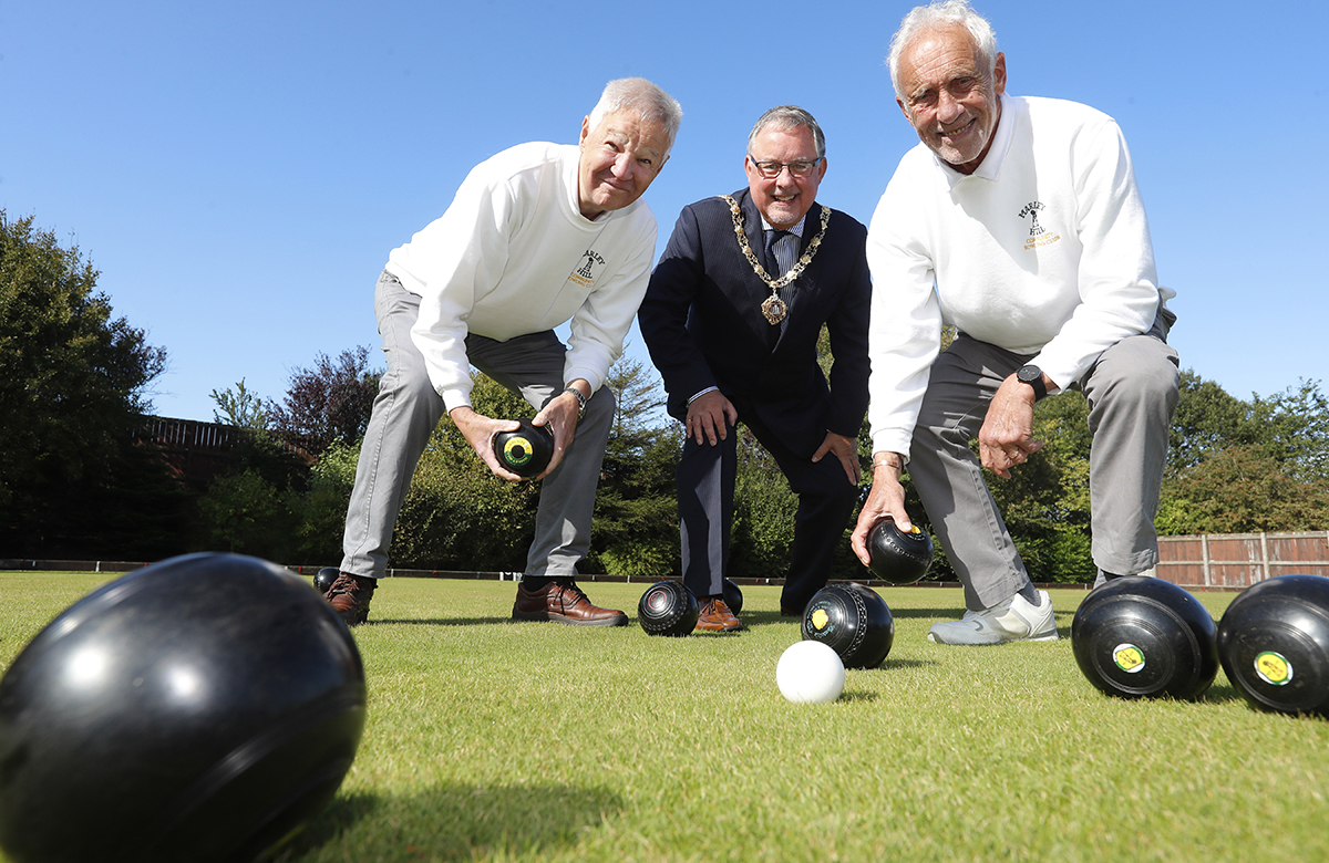 The Mayor with Alan Thompson and Dennis Billany