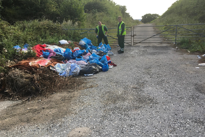 Birkland fly tip Birkland fly top