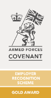 Gold award for Armed Forces Community 