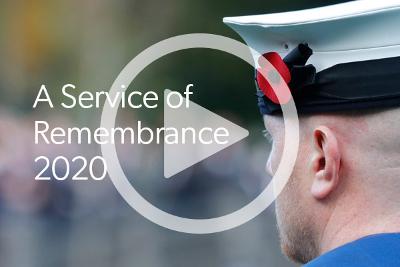 Remembrance Service preview image with play button