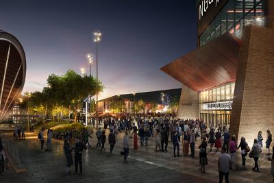 Gateshead Quays image Nov 2020 CGI image of scheme