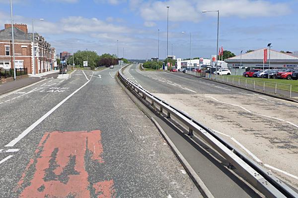 south end of Gateshead flyover