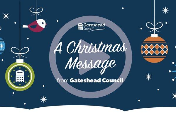 Christmas message video thumbnail
