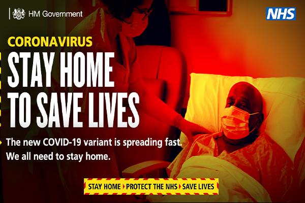 Stay Home Save Lives New