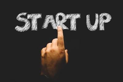Start up graphic starting up in Gateshead