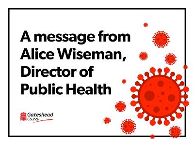 Alice Wiseman - covid message Alice Wiseman - covid message
