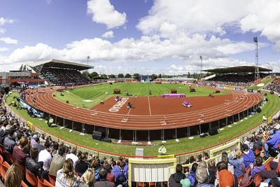Gateshead International Stadium wide angle view