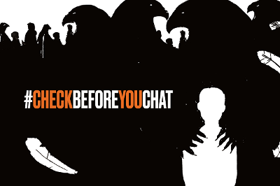 Check before you chat Check before you chat