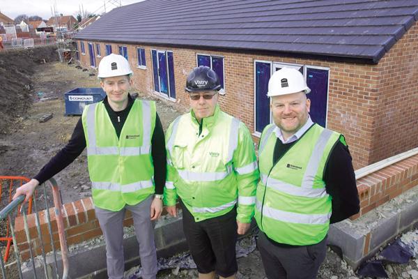 Whitley Court on site Jan 2022 Cllr Adams