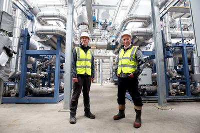 Mine water heat pump