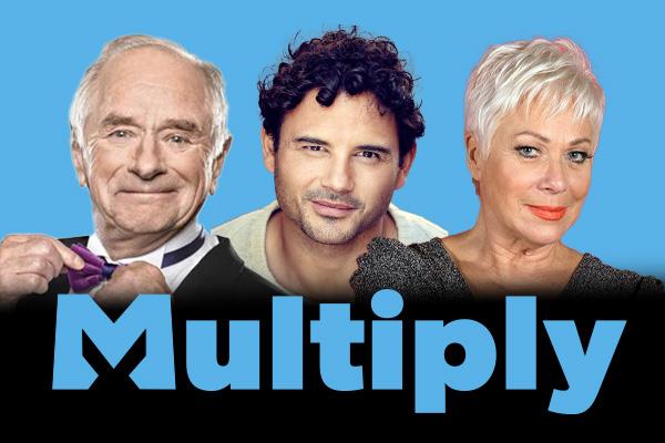 Johnny Ball, Denise Welch and Ryan Thomas