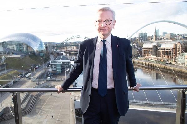 Michael Gove at Gateshead Quays Jan 2023