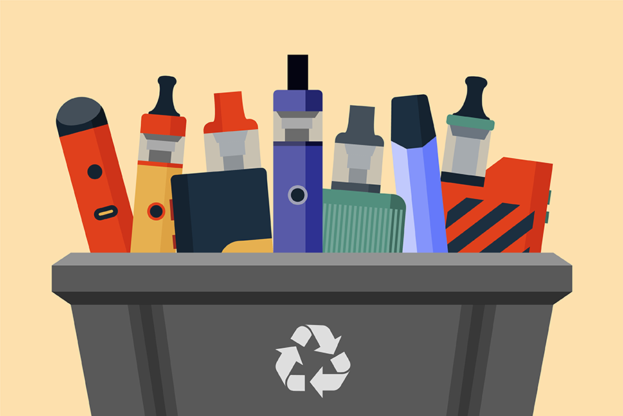 Be responsible and recycle your vapes Gateshead Council