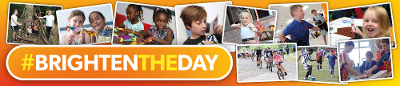 Brighten the day annual report masthead