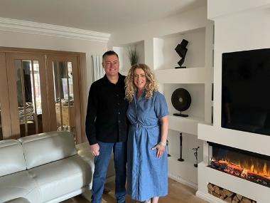 Foster carers Helen and Steve
