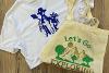 T-shirt and tote