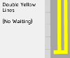 Double yellow lines
