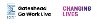 Gateshead Go Work Live and Changing Lives logo