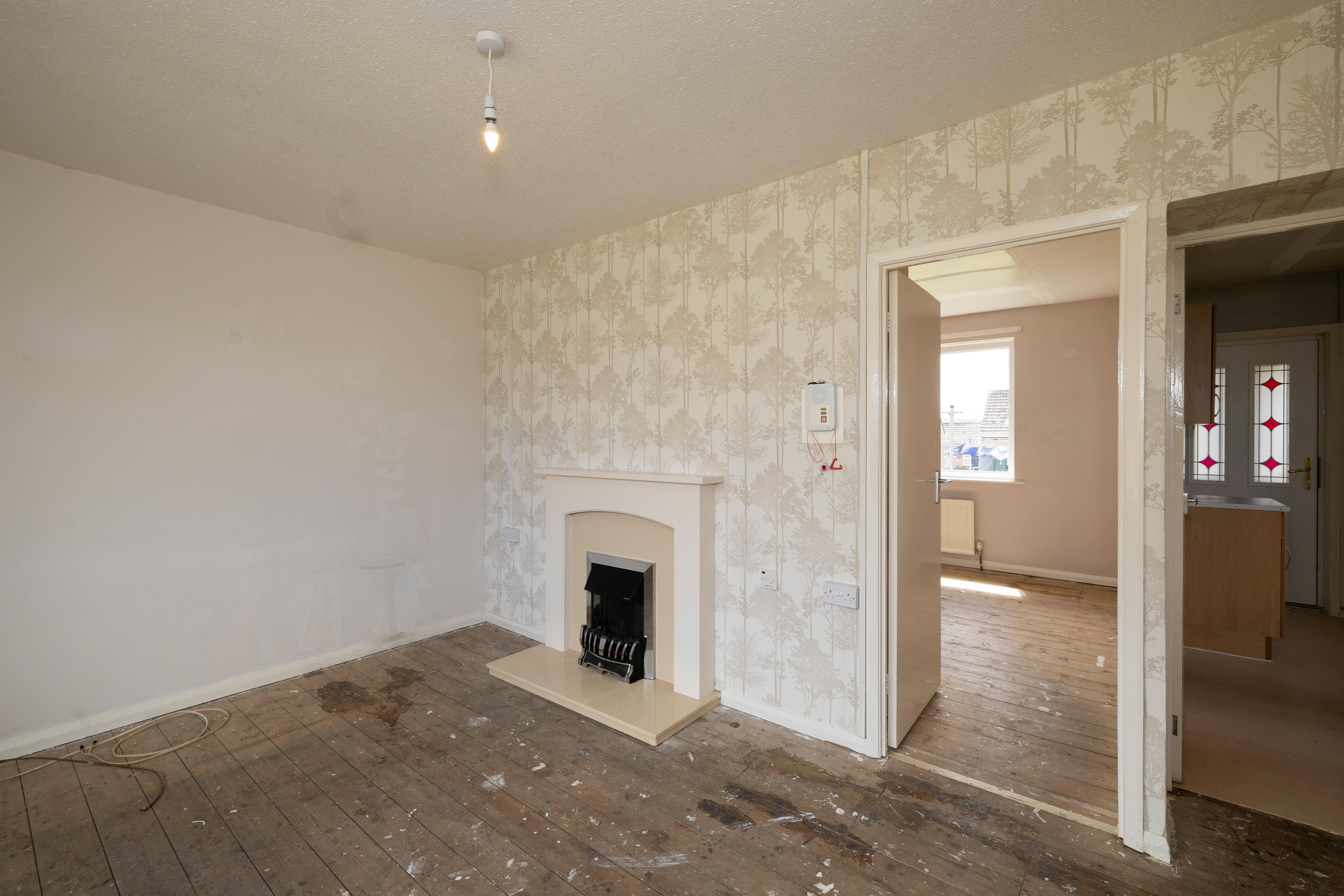 Rydal Crescent property lounge empty