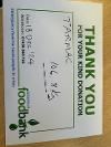 Tarmac donation to foodbank