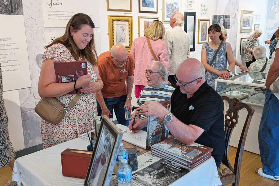CHARLIE ROGERS BOOK SIGNING