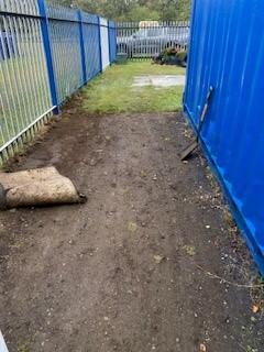 Tarmac Trading volunteers at Wrekenton Blue Star Football Club