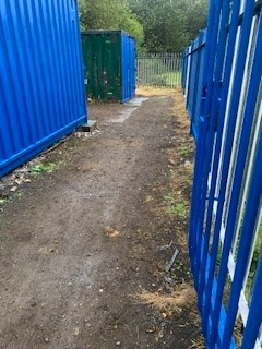 Tarmac Trading volunteers at Wrekenton Blue Star Football Club
