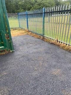 Tarmac Trading volunteers at Wrekenton Blue Star Football Club