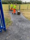 Tarmac Trading volunteers at Wrekenton Blue Star Football Club