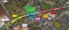 A167 Flyover map of works