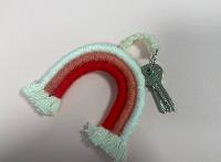 Image representing Macrame Rainbow Keyrings
