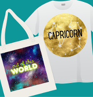 Image representing It's in the Stars: T-shirt or Tote Bag 
