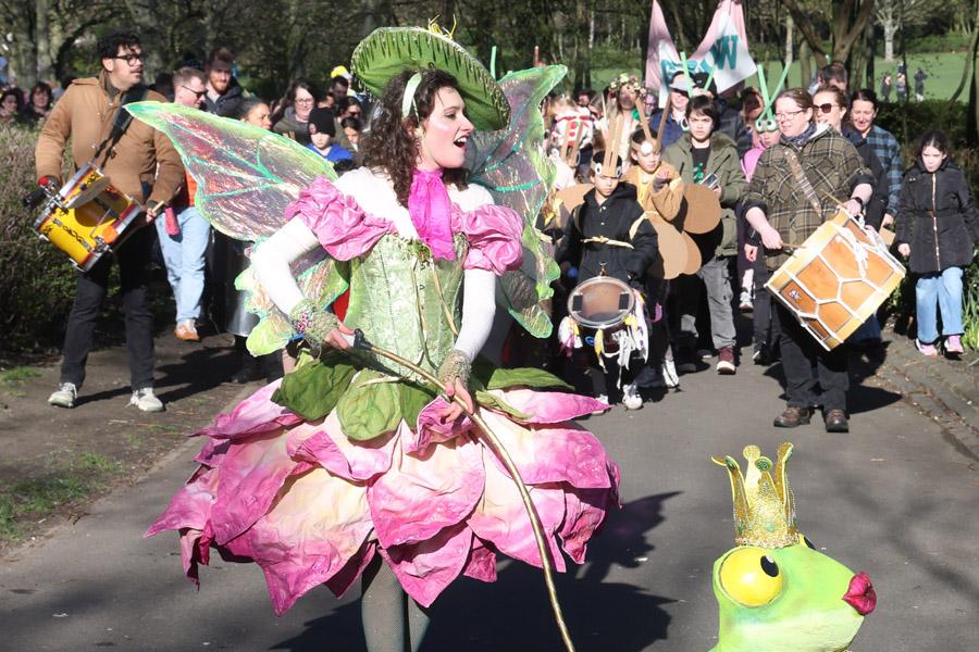 Spring Festival parade at Saltwell Park