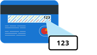 Credit card CVV number example 