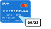Credit card expiry date example