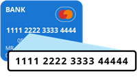 Credit card number example