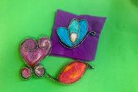 Image representing Crafternoon: Felted Zip Decorations